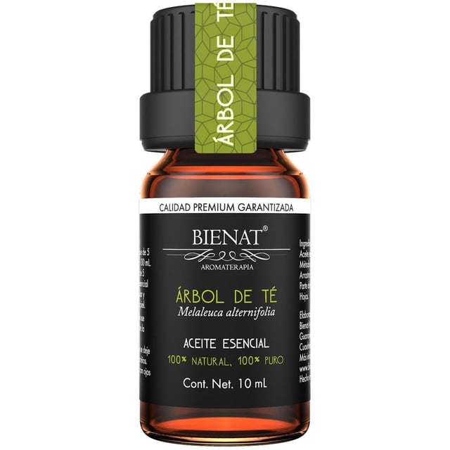 Aceite Esencial BIENAT Árbol de Té 10mL 100% Puro para Aromaterapia y Bienestar