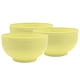 thumbnail image 2 of Toy Set De 3 Bowl Vidrio Amarillo Tazon Cuenco Para Cereal, 2 of 5