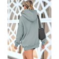 thumbnail image 4 of XINQIHANG Womens Oversized Sweatshirts Fleece Hoodies Long Sleeve Shirts Pullover Fall Clothes with Pocket, 4 of 6