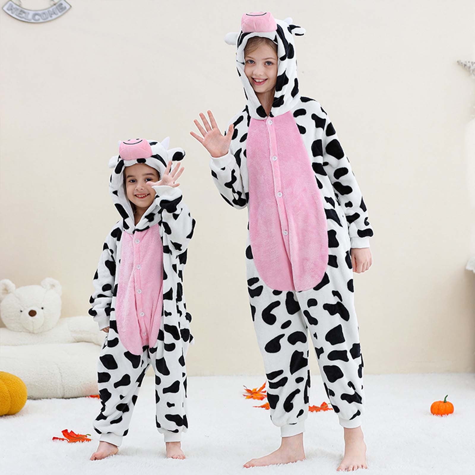 FYDUU Kids Boy Onesie Rompers Unisex Animal Pajamas Halloween Children Sleepwear Party Clothes For Baby Boy Girl Children Animal Pajamas Kids Clothes 3-4 Years
