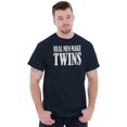 thumbnail image 5 of Funny New Father Real Men Make Twins Men's Graphic T Shirt Tees Brisco Brands S, 5 of 5