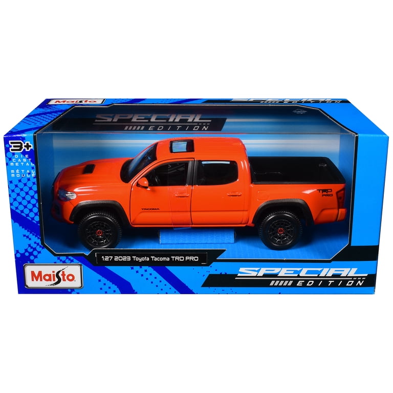 Maisto 2023 Toyota Tacoma TRD PRO Diecast Model Car, Solar Octane