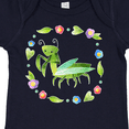 thumbnail image 4 of Inktastic Praying Mantis with Flowers and Leaves Boys or Girls Baby Bodysuit, 4 of 5