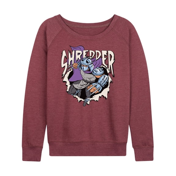 Teenage Mutant Ninja Turtles - Shredder Lights - Women's Lightweight French Terry Long Sleeve Shirt