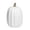 White, variant on Noothes Large 8.5 Inch Foam Pumpkins, Carvable Paintable Artificial Pumpkin Decor Perfect for Halloween Thanksgiving and Fall with Gold Handle