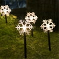 thumbnail image 4 of Xihbxyly Liquidación de Verano Paquete de 5 Luces Solares Navideñas para Exteriores, Letrero Navideño para Jardín, Diseño Navideño, Enchufe Solar para Jardín, 4 of 6