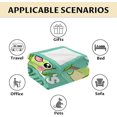 thumbnail image 6 of Personalized Frog Blanket - Soft Fuzzy Throw Blankets for Girls - 40"x50" Small Size Blanket for Bed & Couch - Green Cute Throws Gifts, 6 of 6