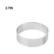 thumbnail image 4 of Kearding Anillo para mousse de pastel, acero inoxidable no tóxico y ecológico, anillos para tarta de acero inoxidable fáciles de limpiar Cocina y Comedor 2.7 pulgadas, 4 of 6