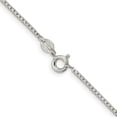 thumbnail image 3 of Diamond2Deal 925 Sterling Silver 1.35 mm 8 Sided Diamond-cut Box Chain Necklace for Women 18", 3 of 6
