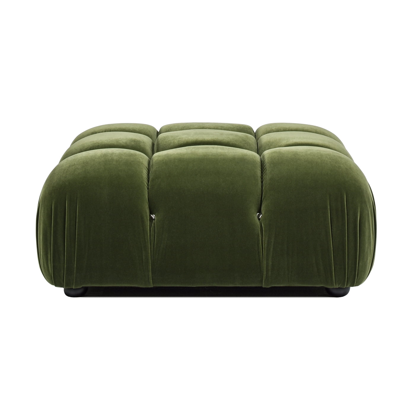 Marcel 36" Bubble Modular Modern Cocktail Ottoman Olive Green