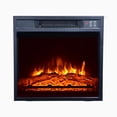 thumbnail image 3 of Zimtown Chimenea eléctrica 1400W Gabinete de madera para televisores de hasta 51", Negro Zimtown Zimtown Electrodomésticos, 3 of 5