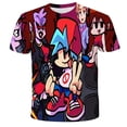 thumbnail image 1 of Camisetas de Fridany Night Funkin para niños, camisetas con estampado de dibujos animados para niños y niñas, camisetas informales de manga corta para niños, ropa de 1 a 14 años, 14 años Gao Jinjia LED, 1 of 2