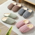 thumbnail image 4 of KYAIGUO Women Mens Soft Slippers House Indoor Slippers Winter Warm Shoes Slippers for Women Indoor Cute Womens Slippers Hoes Mens Slip on Slippers Christmas Presents for Men, 4 of 8