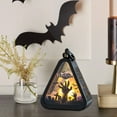 thumbnail image 4 of Halloween Decorations Indoor, Halloween Figurine, Halloween Night Light Lantern Spooky Tabletop Decor Lamp Mini Ghostly Nightlight Gift Halloween Lamp, 4 of 5
