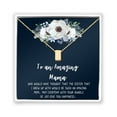 thumbnail image 2 of To An Amazing Mama Mother's Day Card Necklace, Mother's Day Gift for Her; Mother's Day Gift for Mom, Jewelry and Card Mother's Day Present [Gold, No-Personalized Cube], 2 of 13