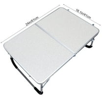 Raindrops White Aluminum Alloy Outdoor Table for BBQ Camping and Travel Simple Foldable Ultra-light Desk