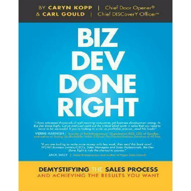 Biz Dev Done Right: Demystifying The Sales Process And Achieving The Results You Want