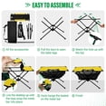 thumbnail image 3 of Outdoor Folding Table Portable Picnic Camping Table For Garden Fishing Beach A Cute Black Cat, 3 of 7