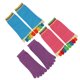 thumbnail image 5 of Eddwiin Calcetines de Cinco Dedos - Calcetines cómodos Coloridos de algodón Calcetines de Cinco Dedos de Yoga Antideslizantes, 5 of 5