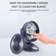 thumbnail image 4 of Ventilador de Escritorio Usb Pequeño Pero Potente, Portátil, Silencioso, de 3 Velocidades, para Uso Personal, Mini Ventilador de Escritorio para Casa, Oficina, Coche, Interior o Exterior., 4 of 6