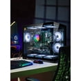 thumbnail image 6 of Liquid Cooled Gaming PC Desktop Computer – AMD Ryzen 7 1800X,Radeon RX 570, 16GB DDR4, 512GB SSD + 1TB HDD, WiFi 6 BT5.4, WIN11,9ARGB Fan, KB & Mouse, 6 of 9