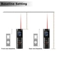 thumbnail image 4 of Measure 131 Pieds/40m/in/ft Distance Mètre Portable Haute Précision et Rétroéclairage Affichage LCD Mesure Distance Zone et Volume Rechargeable, 4 of 8