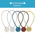 thumbnail image 5 of HZKAICUN 2pcs Magnetic Curtain Tiebacks, Punch-Free Decorative Curtain Holdbacks, Strong Magnetic Weave Curtain Buckle for Small Thin or Sheer Window Drapries, 5 of 9