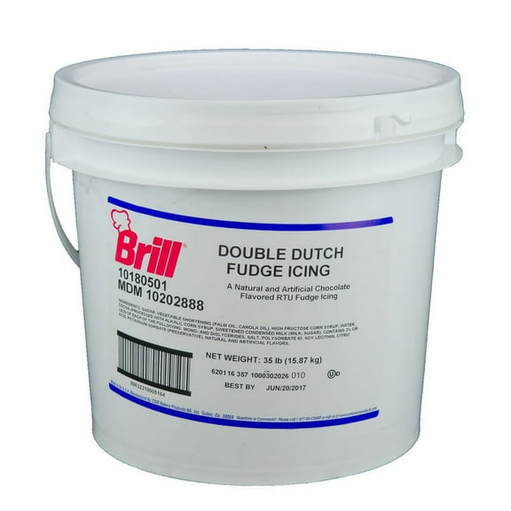 Brill Chocolate Double Dutch Fudge Icing, 35 Pounds