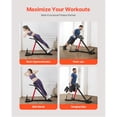 thumbnail image 2 of KFFKFF Roman Chair Hyperextension Bench, 350 lbs Adjustable Extension Machine, Multi-Function Exercise Equipment for Glute, Hamstring, Lower Back, and Ab Workout, 2 of 7