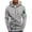Gray, variant on Txeol Mens Workout Full Zip Hoodie Casual Long Sleeve Athletic Sweatshirts with Multi Pockets Fall Winter Hooded Jackets,Khaki,S