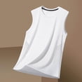thumbnail image 4 of Cmfcve Mens Side Mesh Workout Tank Big & Tall Regular Fit Crewneck T Shirts Sleeveless Gym Muscle Tee with Ventilation, 4 of 6