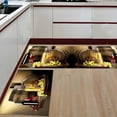 thumbnail image 2 of Wines Kitchen Rug Set 2 Piece, Non Slip Kitchen Rugs and Mats Cushioned Anti Fatigue Kitchen Floor Mat Comfort Standing Kitchen Mat Set Wine Glass Wooden Barrel Grape Fruit Retro Style, 2 of 6