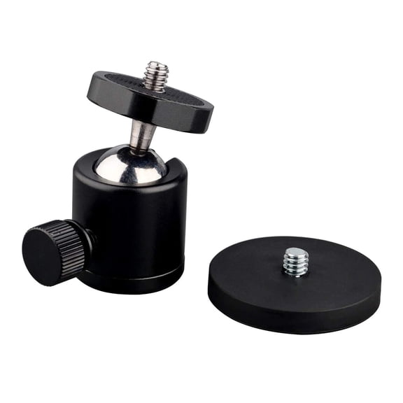 24lb Magnetic Camera Mounting Base with Mini Ball Headfor Mobile Camera , Security Camera