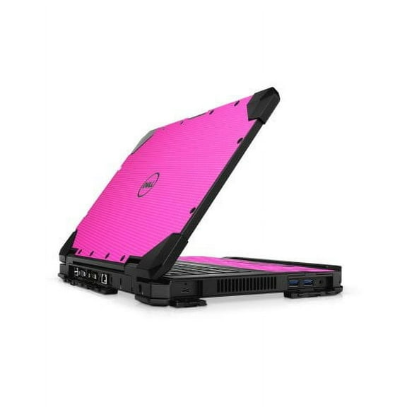Dell Latitude 14 RUGGED 7420 7424 PINK CARBON FIBER Laptop Skin