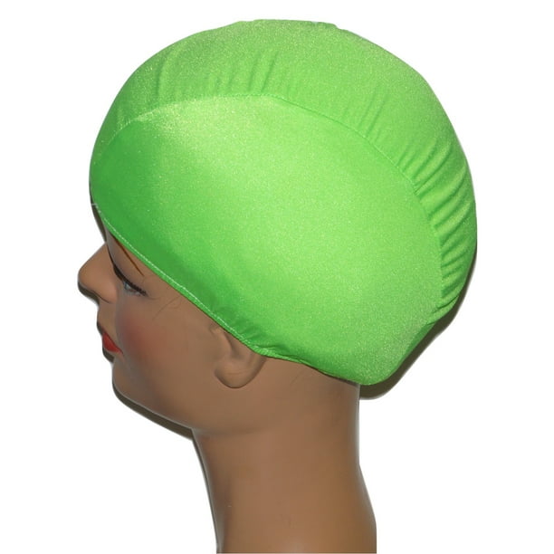 Swimcaps by Fran Unisex Toddler Neon Green Lycra Swim Cap