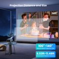 thumbnail image 5 of L710S Pro Smart 1080p Projector with built-in streaming, WiFi, and Bluetooth. Enjoy amazing visuals with Automatic Focus, and Keystone. Digital Zoom and Dolby sound with 2x 5-watt speakers (L710S Pro), 5 of 5