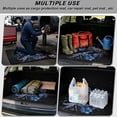 thumbnail image 3 of COEQINE Car Cargo Mat Heavy Duty Rear Trunk Liner Machine Washable Dog Cargo Protector Universal Size Protective Mat for SUV, Sedan, Truck, Blue Dragonfly Flower, 3 of 7