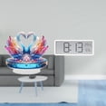 thumbnail image 2 of Escultura de cisne, estatua de acrílico, figura de ganso, reloj de pared digital, adorno coleccionable, hecho de polipropileno ligero, adecuado para s, 2 of 8