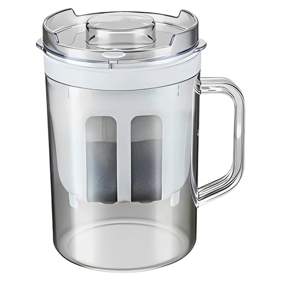 Clearance Under $11, 1 Pack Greek Yogurt Strainer, Reusable Fine Mesh Whey Separator with Lid, Dishwasher Safe Filter for Making Thick Yogurt, Cheese, and More, 17.6cm (B)