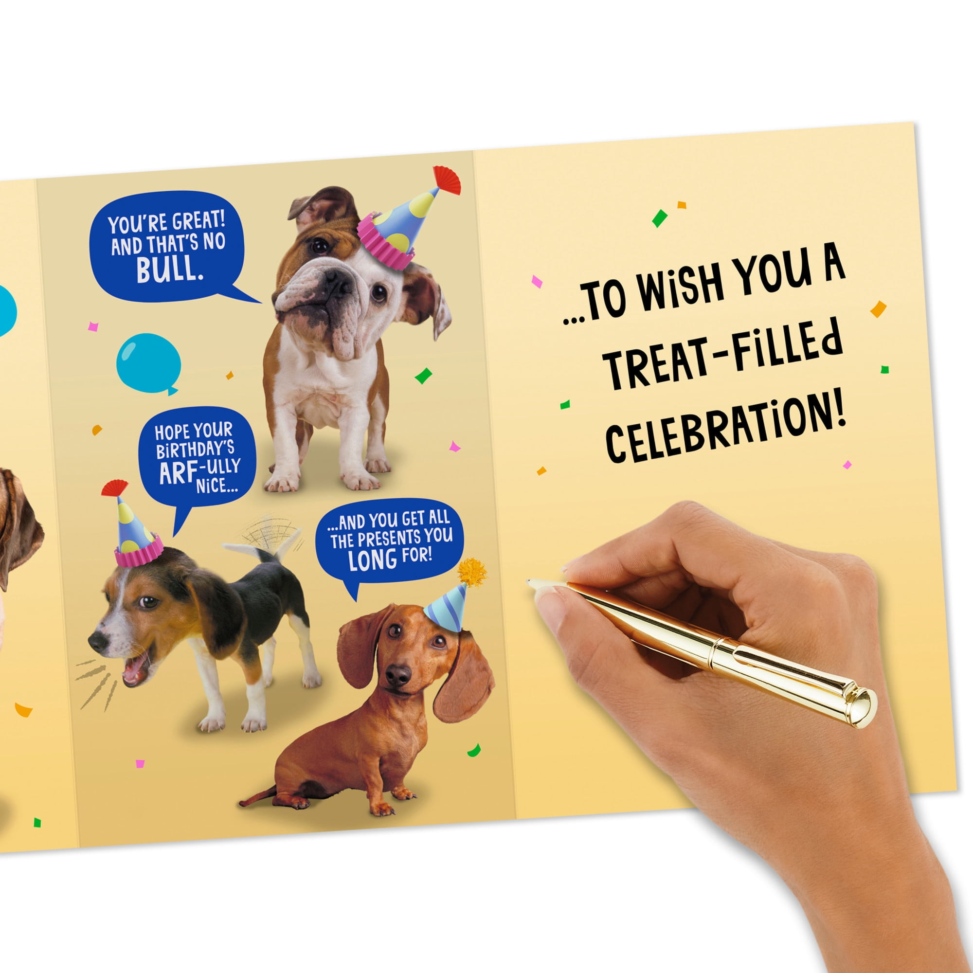 Hallmark Funny Birthday Card (Wishing You a Treat-Filled Celebration)