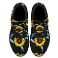 thumbnail image 2 of Dolphin Sunflower Hippie Shoes Sneakers for Women Men Black Size 11, 2 of 7