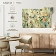 thumbnail image 5 of Elephant Stock Expressive Pale Floral Wall Art - Horizontal Canvas Wall Art - Living Room Wall Decor - Abstract Canvas - Green And Pink Decor By Silvia Vassileva - 12" x 8", 5 of 8