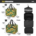 thumbnail image 3 of Travel Toiletry Bag with Metal Hook Large Capacity Cosmetic Bag Toiletry Bags for Travel, Gym, Camping Pattern Of Sunflowers, 3 of 9