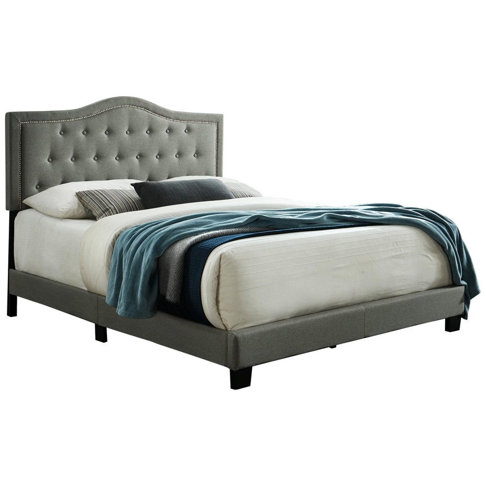 Clearance!Queen Bed Frame, Modern Upholstered Platform Queen Bed Frame