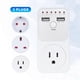 thumbnail image 4 of 1800W Intelligent Programmable Countdown Timer Socket Electronic Timer Switch Surge Protector Outlet Dual USB Port with EU Plug, 4 of 5