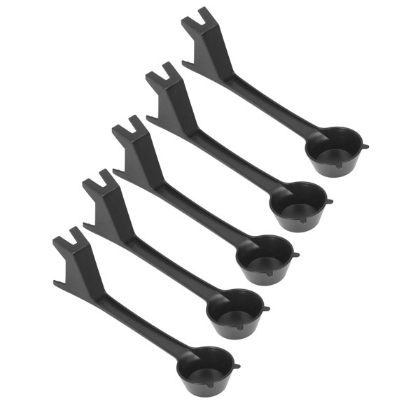 Fyydes Cuillère à Café Moulu, 5 Pcs Cuillère Girafe Mignonne Unique en Forme de Girafe Cuillère à Café Mesure Quantitative Petite Cuillère, Cuillère Girafe