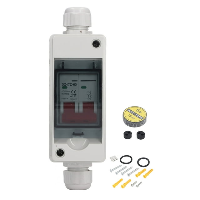 Interruptor de desconexión solar fotovoltaica Bling Bling aislador de circuito fotovoltaico CC 500 V IP65 resistente al agua 16 A