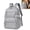 Gray, variant on Large Capacity Minimalist School Backpack, Multi-Pocket Backpack for School, Water Resistant Bookbag for Middle High College Students Daily Travel