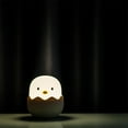 thumbnail image 4 of Easter Chick Egg Night Light - Dimmable LED Nursery Lamp for Babies, Soft Silicone Touch Eggshell Decor for Easter Basket, Bedroom & Kids Room, Easter Gifts & Birthday Presents, 4 of 7