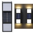 thumbnail image 1 of Outdoor Solar Wall Light, 6LEDs Solar Wall Lamp 2 Sets Multifunctional Energy Saving  for Patio Warm Light, 1 of 7